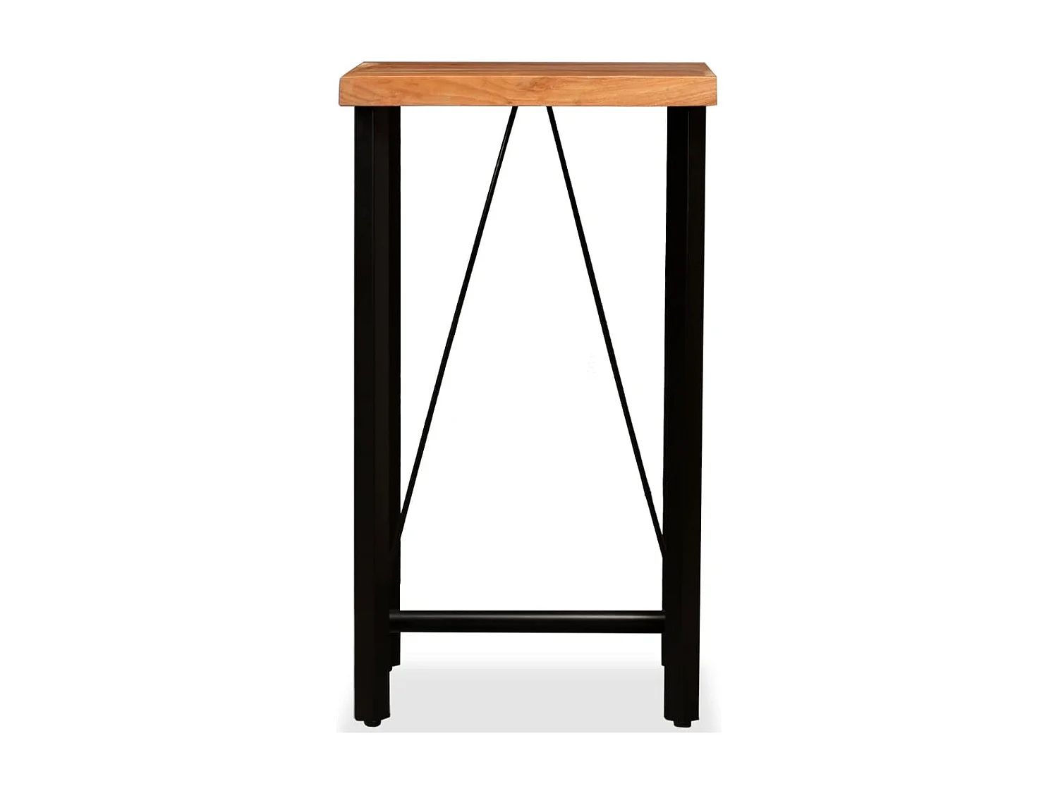 Set da bar da 3 pezzi in legno massello di acacia recuperato