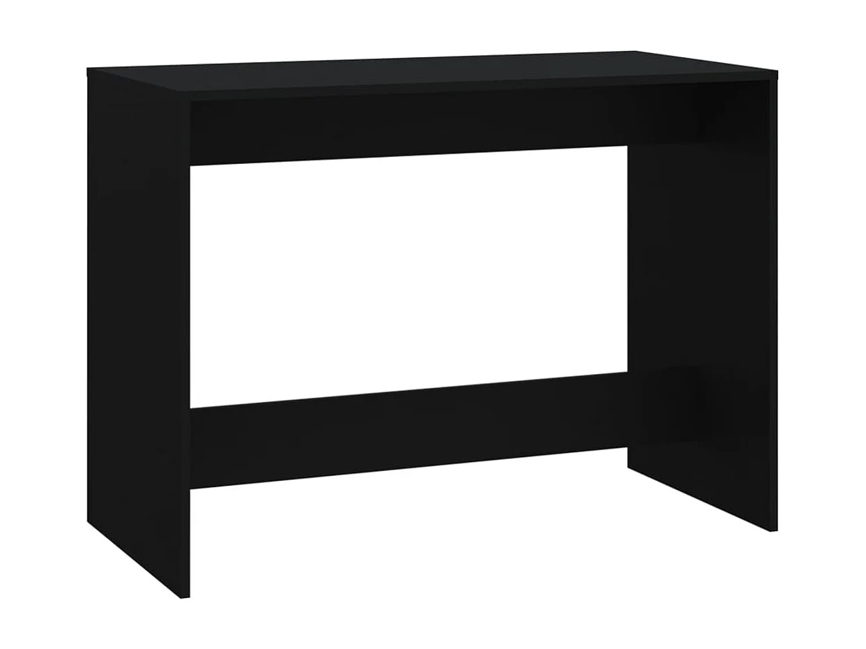 Ensemble à manger 3 pcs Noir Bois d'ingénierie