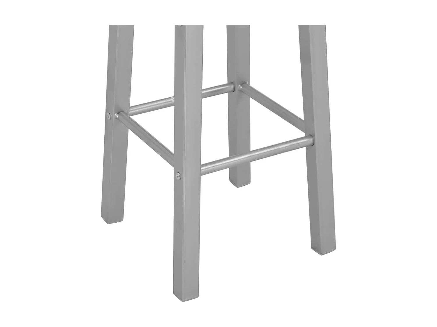 Ensemble de bar 3 pcs Bois et acier Noir