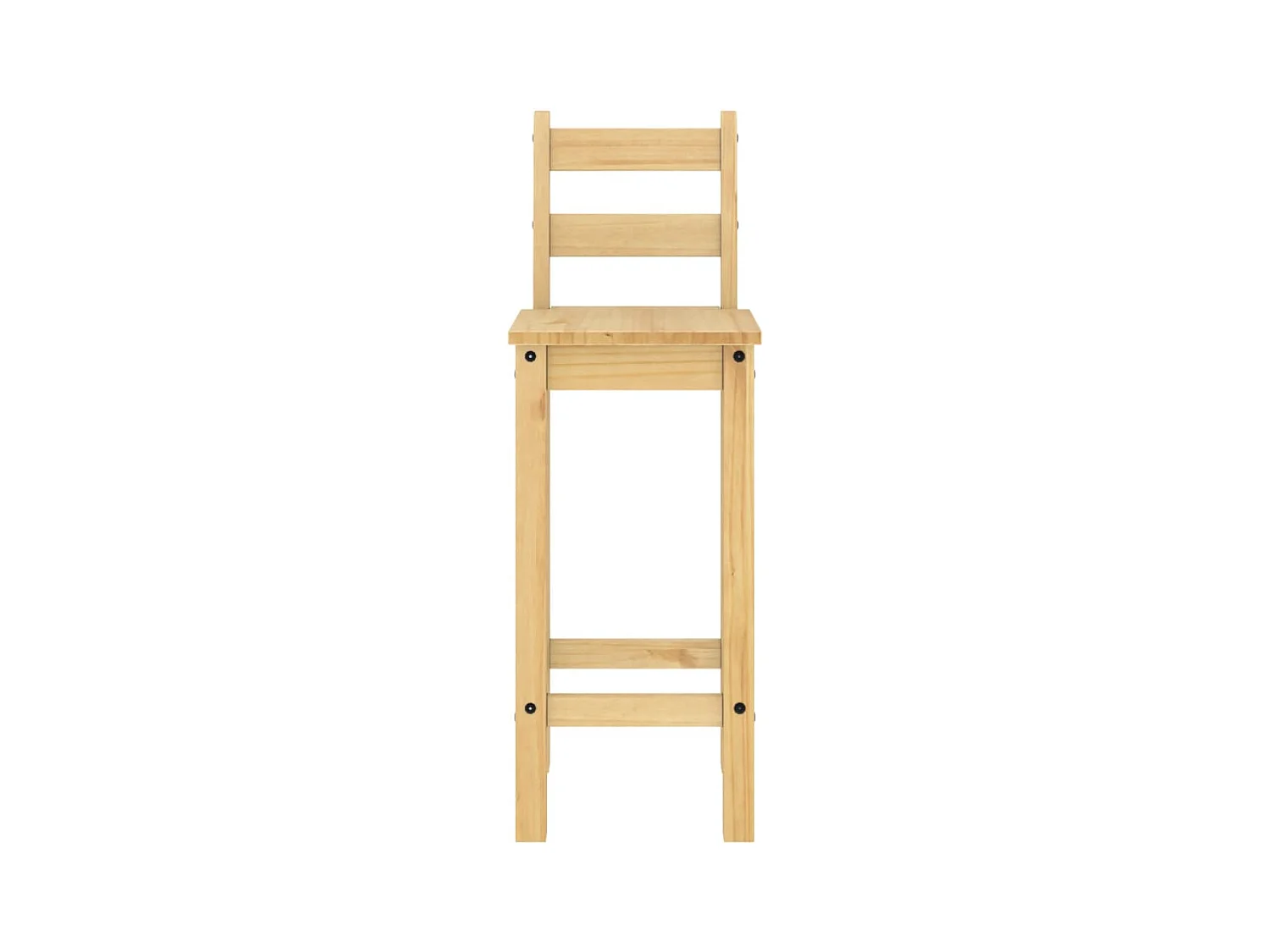 Ensemble de bar 5 pcs Bois de pin massif