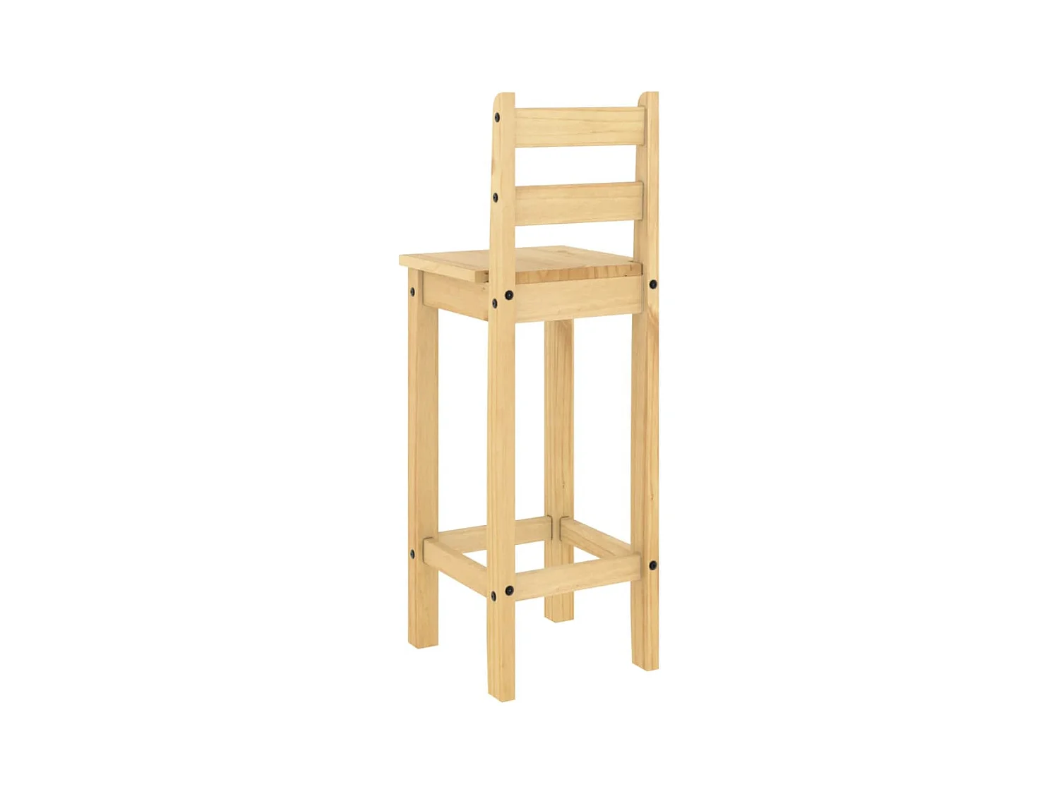 Ensemble de bar 5 pcs Bois de pin massif