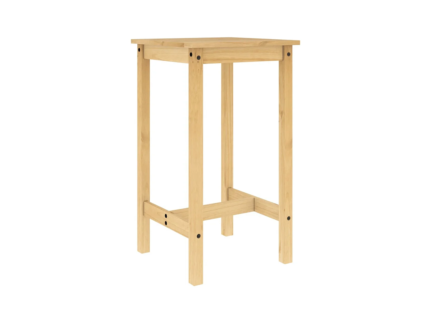 Ensemble de bar 5 pcs Bois de pin massif