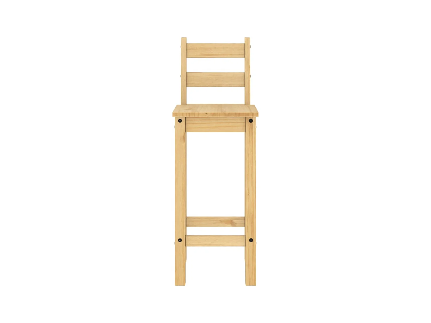 Ensemble de bar 3 pcs Bois de pin massif