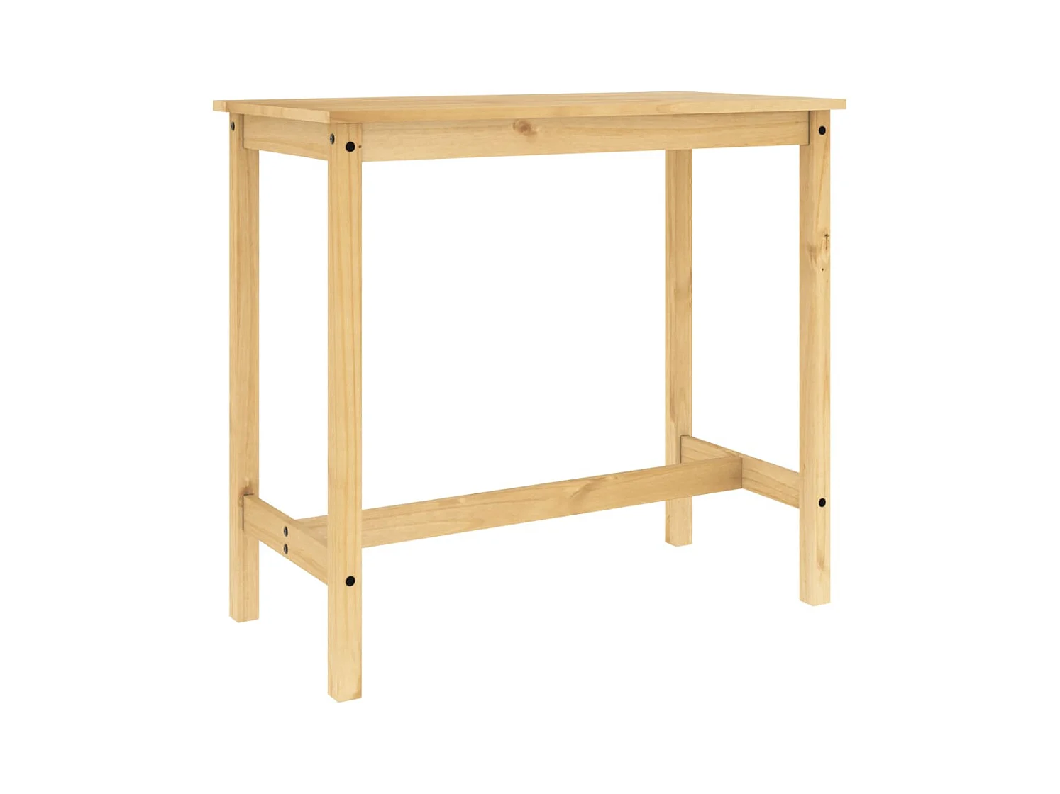 Ensemble de bar 3 pcs Bois de pin massif
