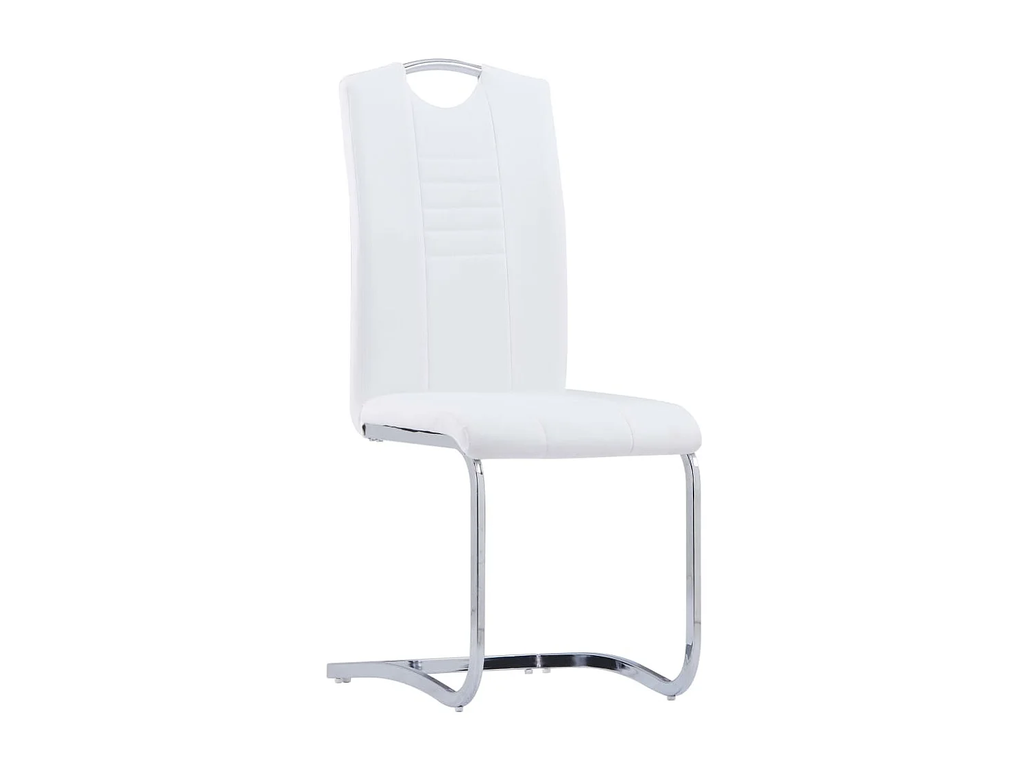 Ensemble de salle à manger 7 pcs Similicuir Blanc