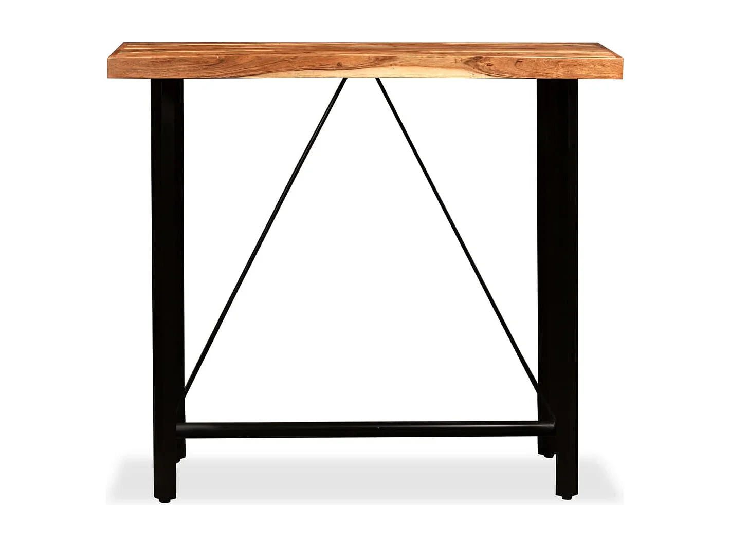 Set da bar da 5 pezzi. Legno di acacia massiccio e rigenerato