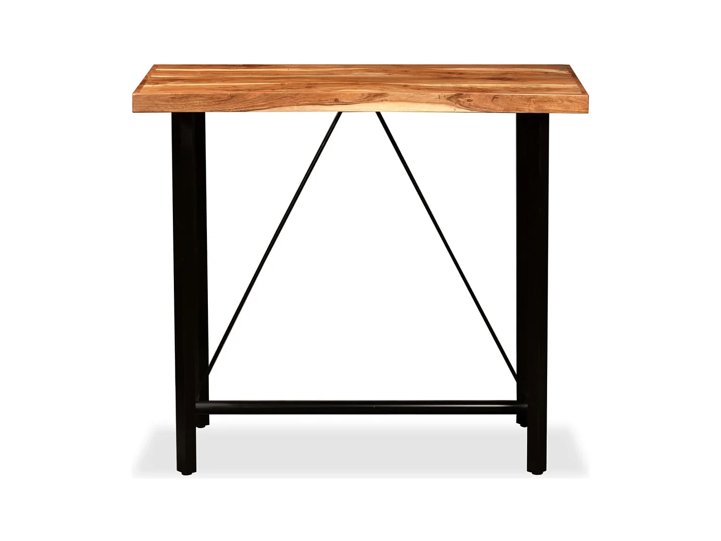 Set da bar da 5 pezzi. Legno di acacia massiccio e rigenerato