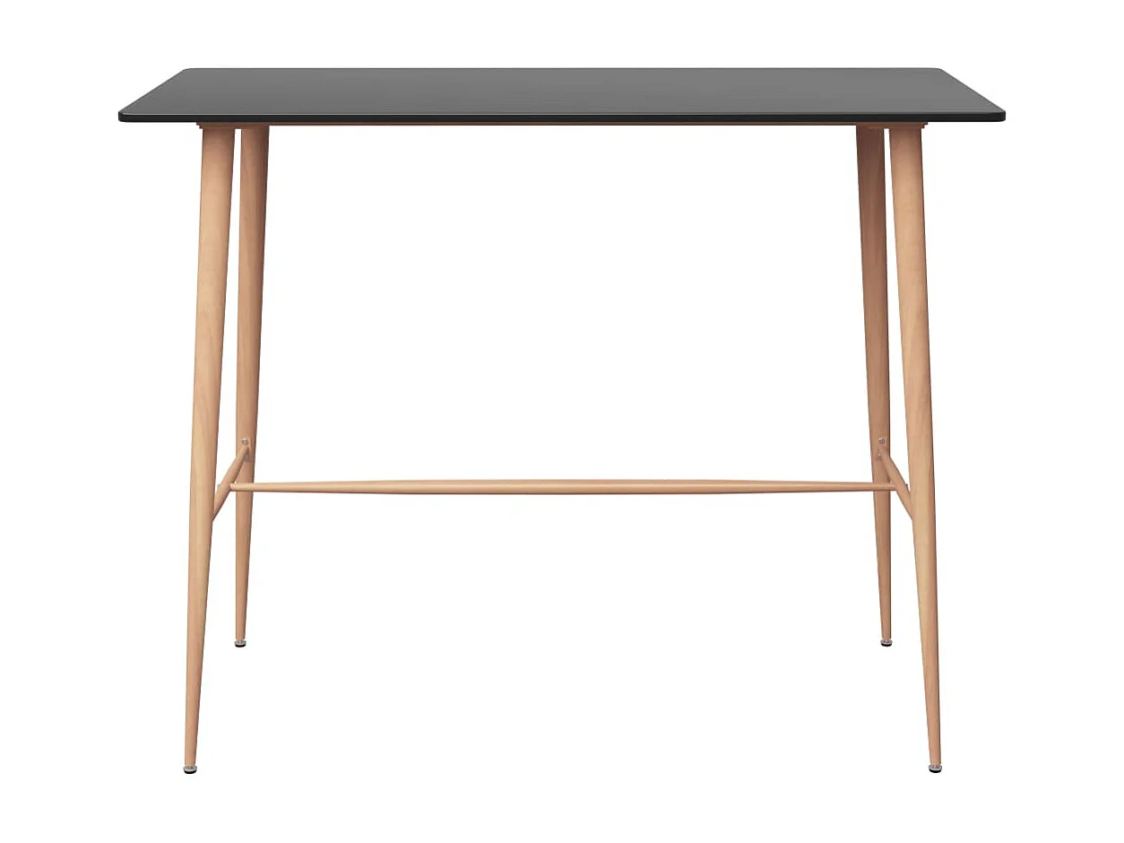 Ensemble de bar 5 pcs Noir et gris