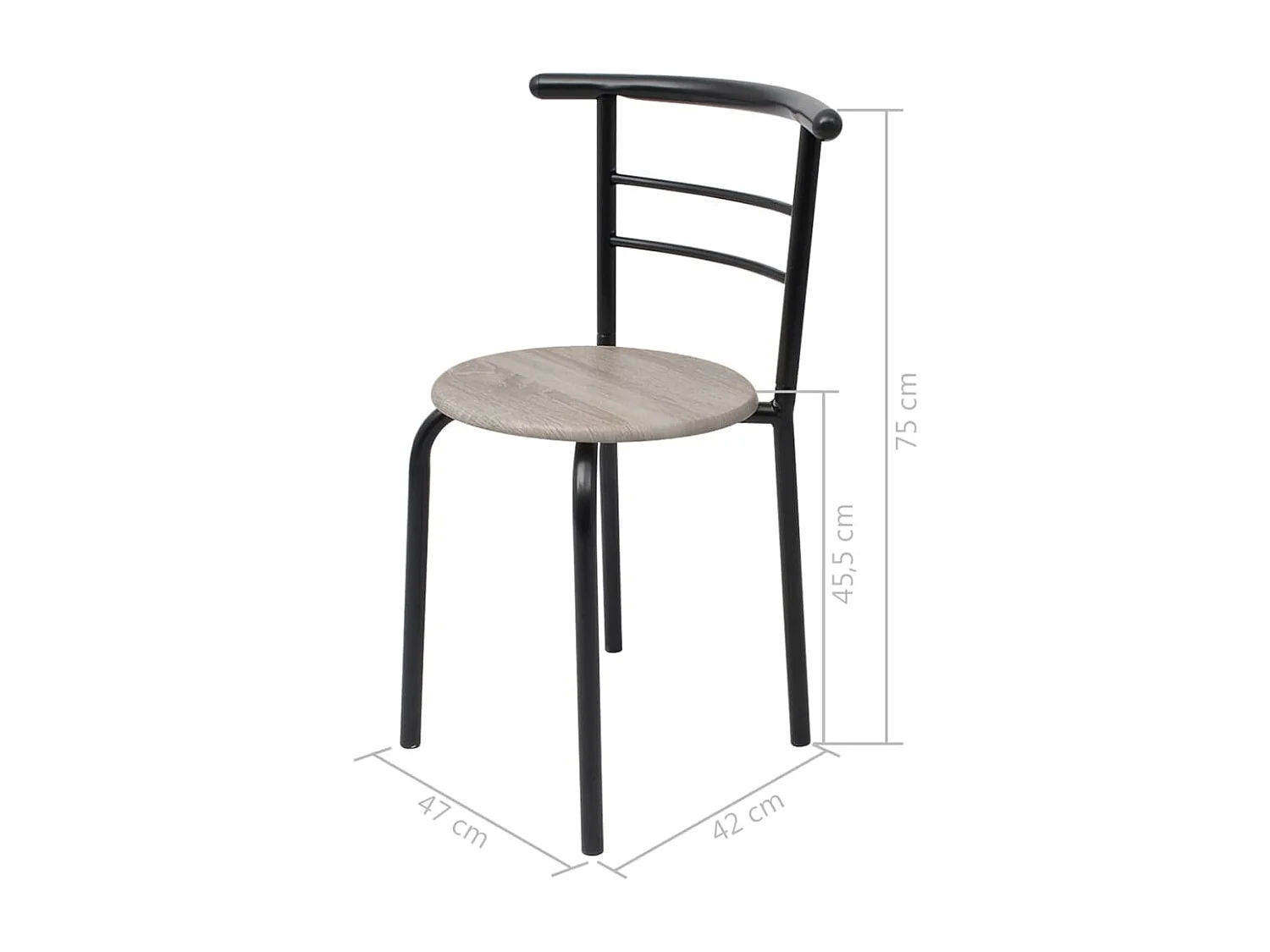 Conjunto de móveis para sala de jantar em MDF