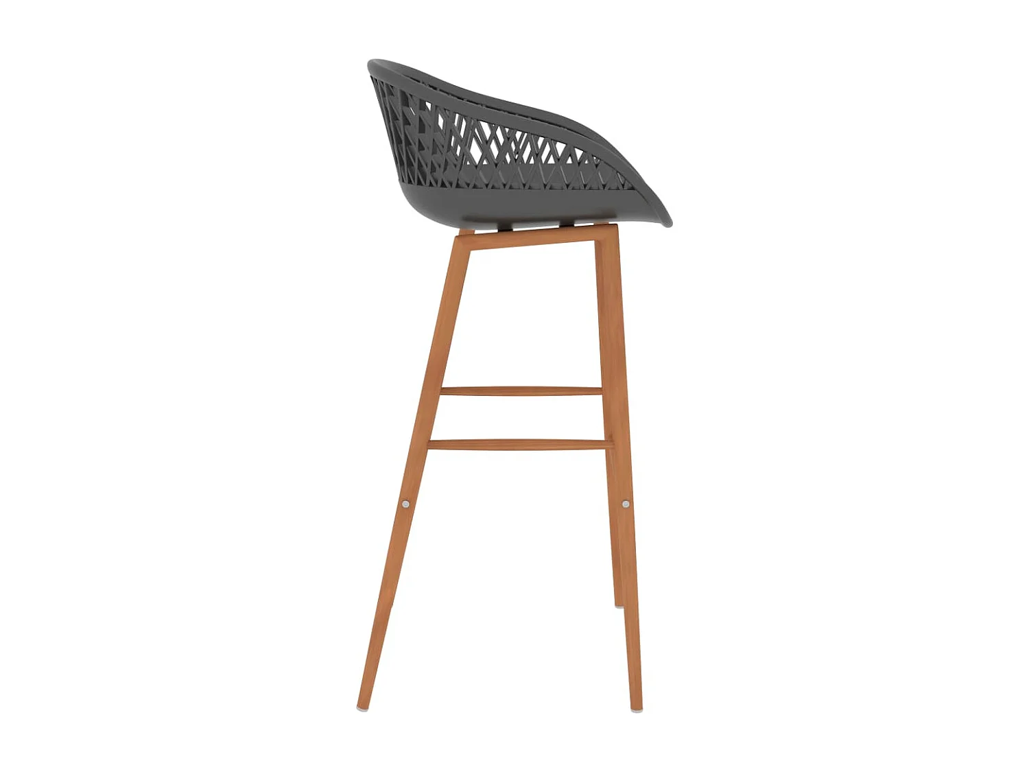 Ensemble de bar 5 pcs Noir et gris