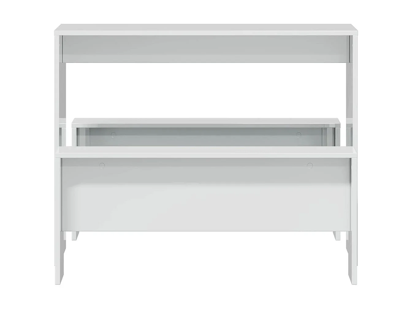 Set tavolo da pranzo e panca in multistrato di 3 pezzi