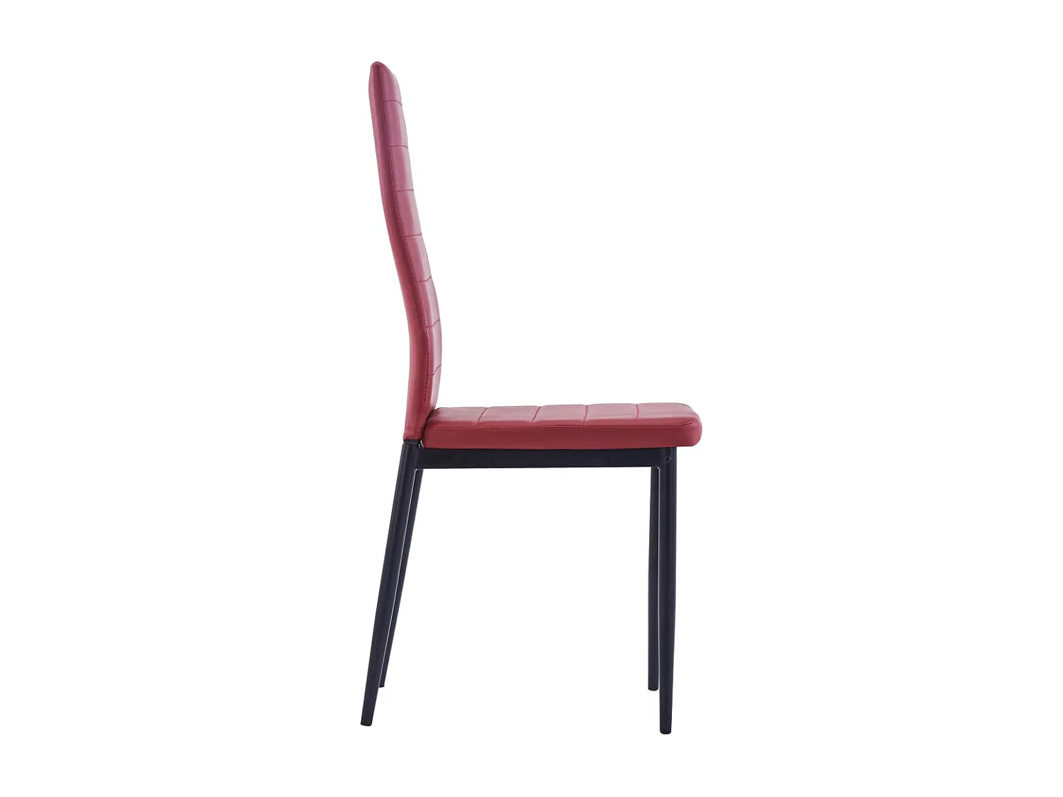 Mobili per sala da pranzo 5 pz. Rosso bordeaux