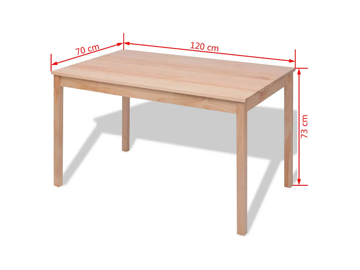 Pinede zevendelige eetset