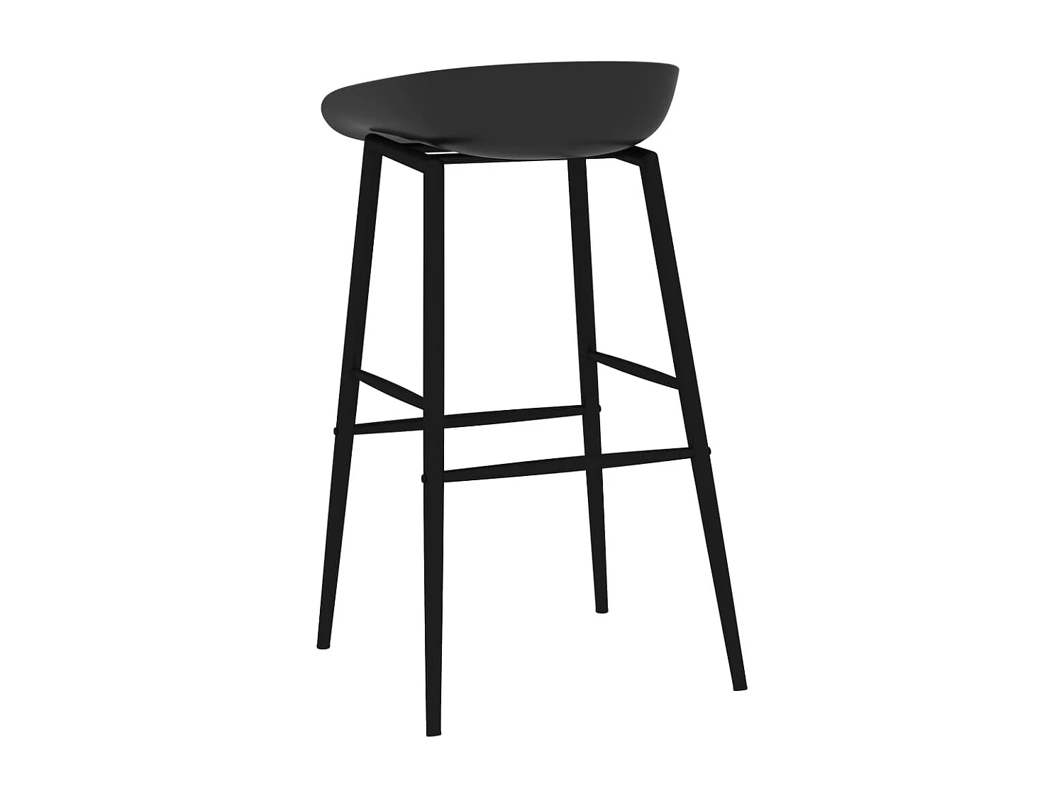 7-delige barset Wit en zwart