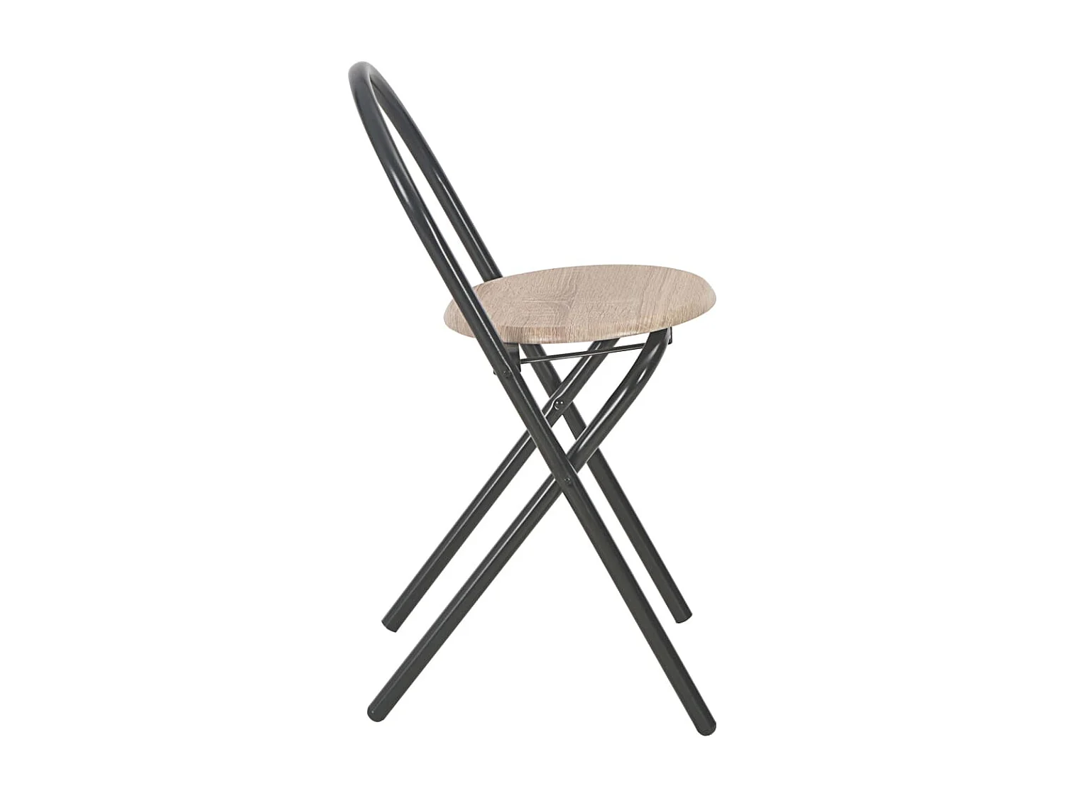 Vajilla plegable de 3 piezas y estante de almacenamiento de acero MDF