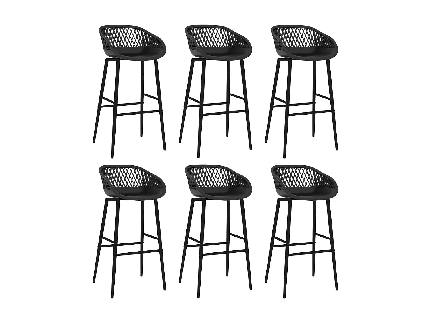 Ensemble de bar 7 pcs Noir