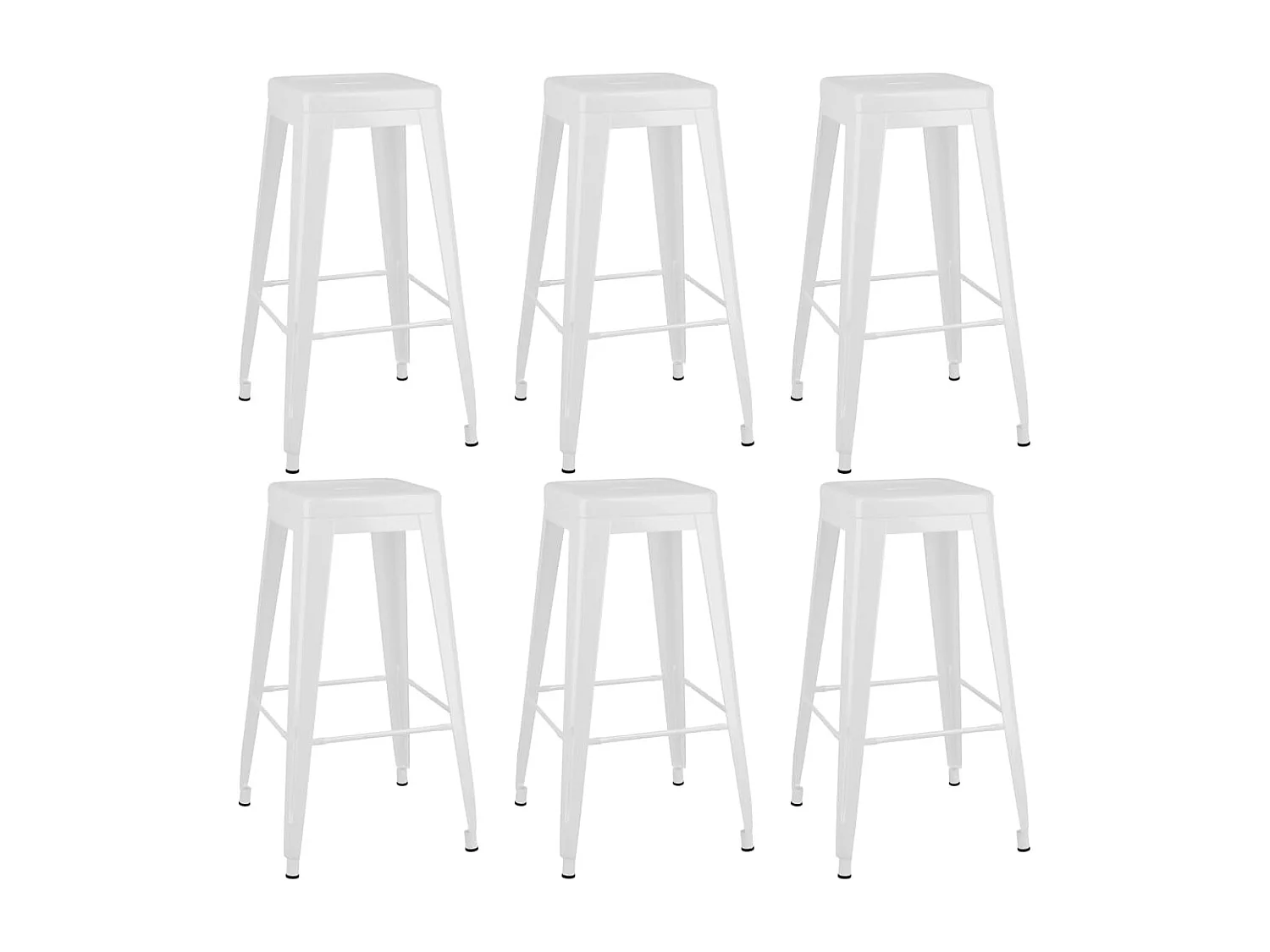 Conjunto de barras 7 peças Branco