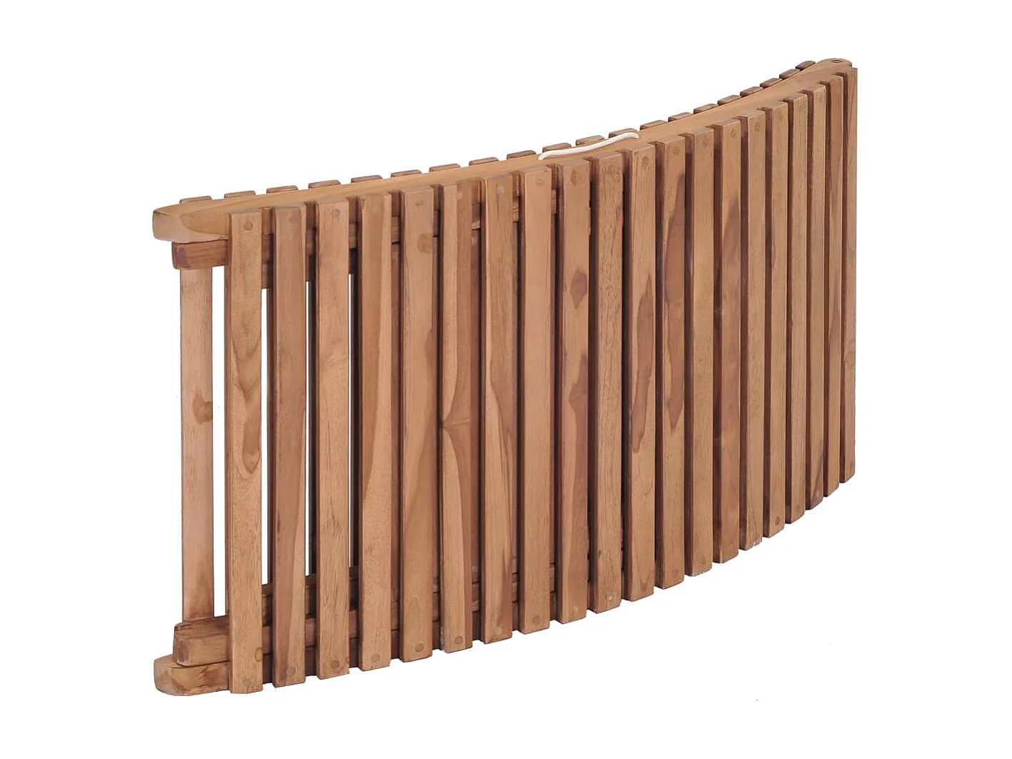 Juego de 2 sillones plegables de madera maciza de teca.