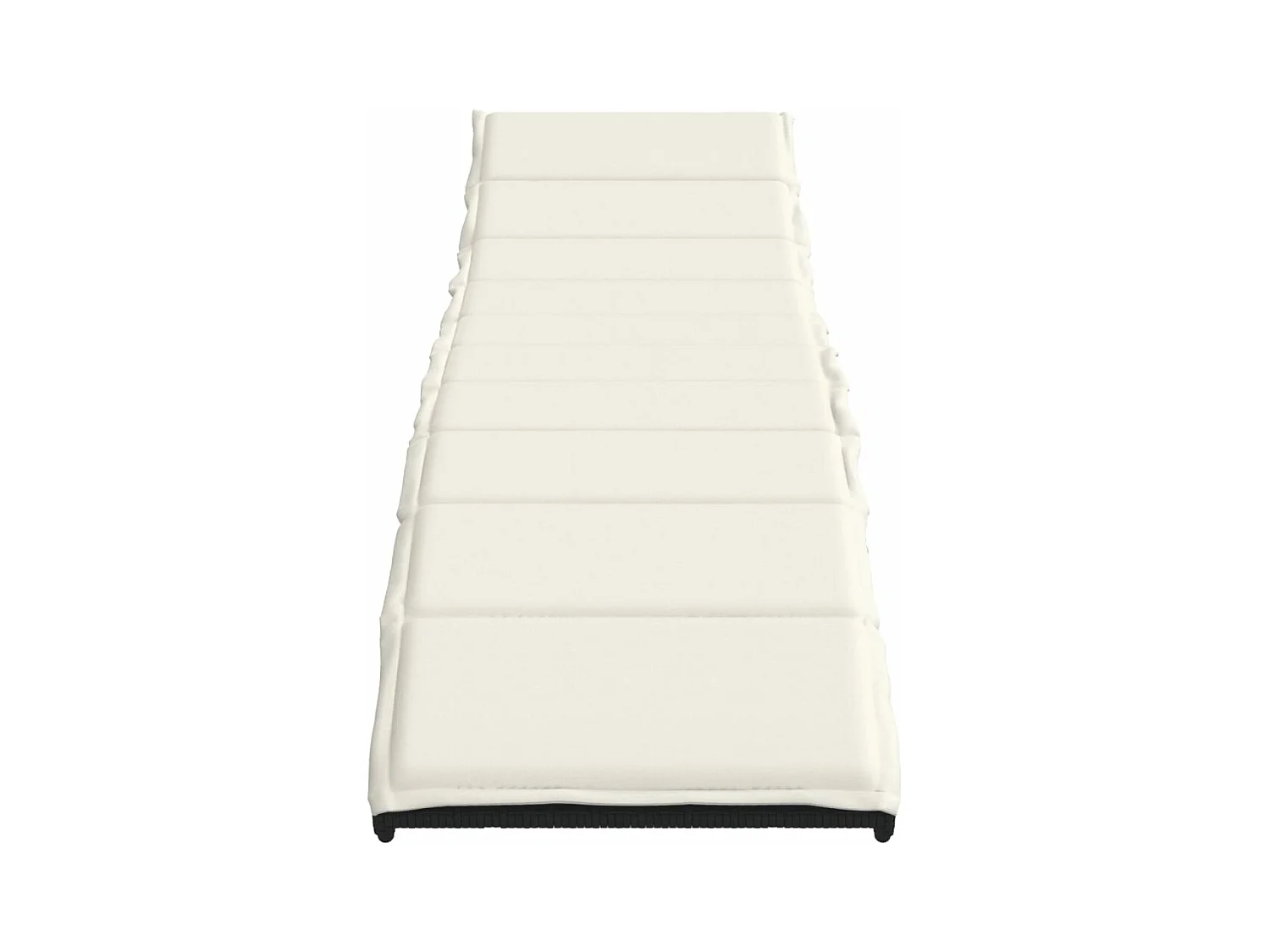 Chaises longues lot de 2 avec table noir résine tressée