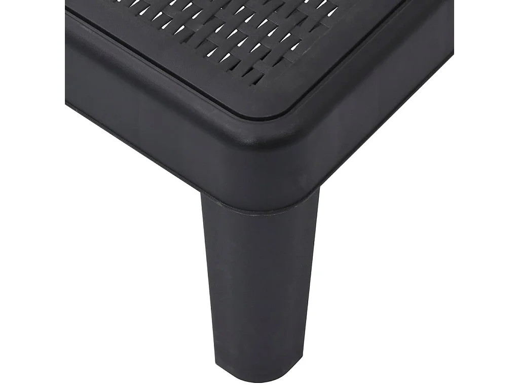 Chaise longue regulável em altura com 4 posições em polipropileno