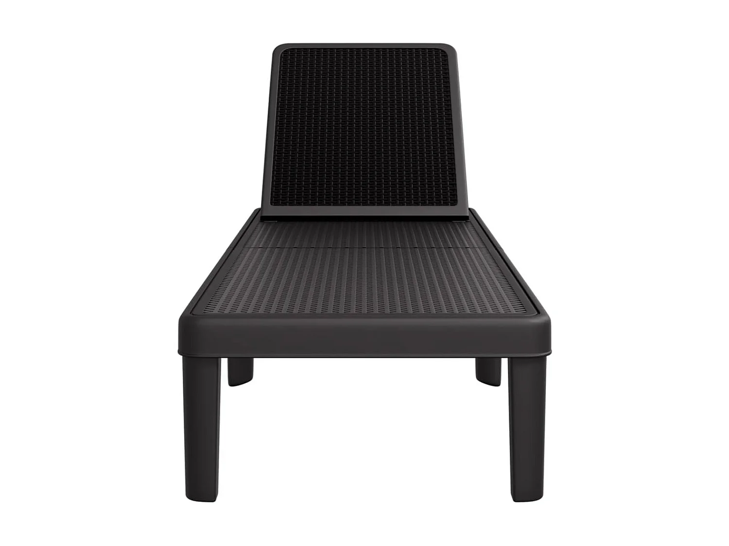 Chaiselongue höhenverstellbar mit 4 Positionen aus Polypropylen