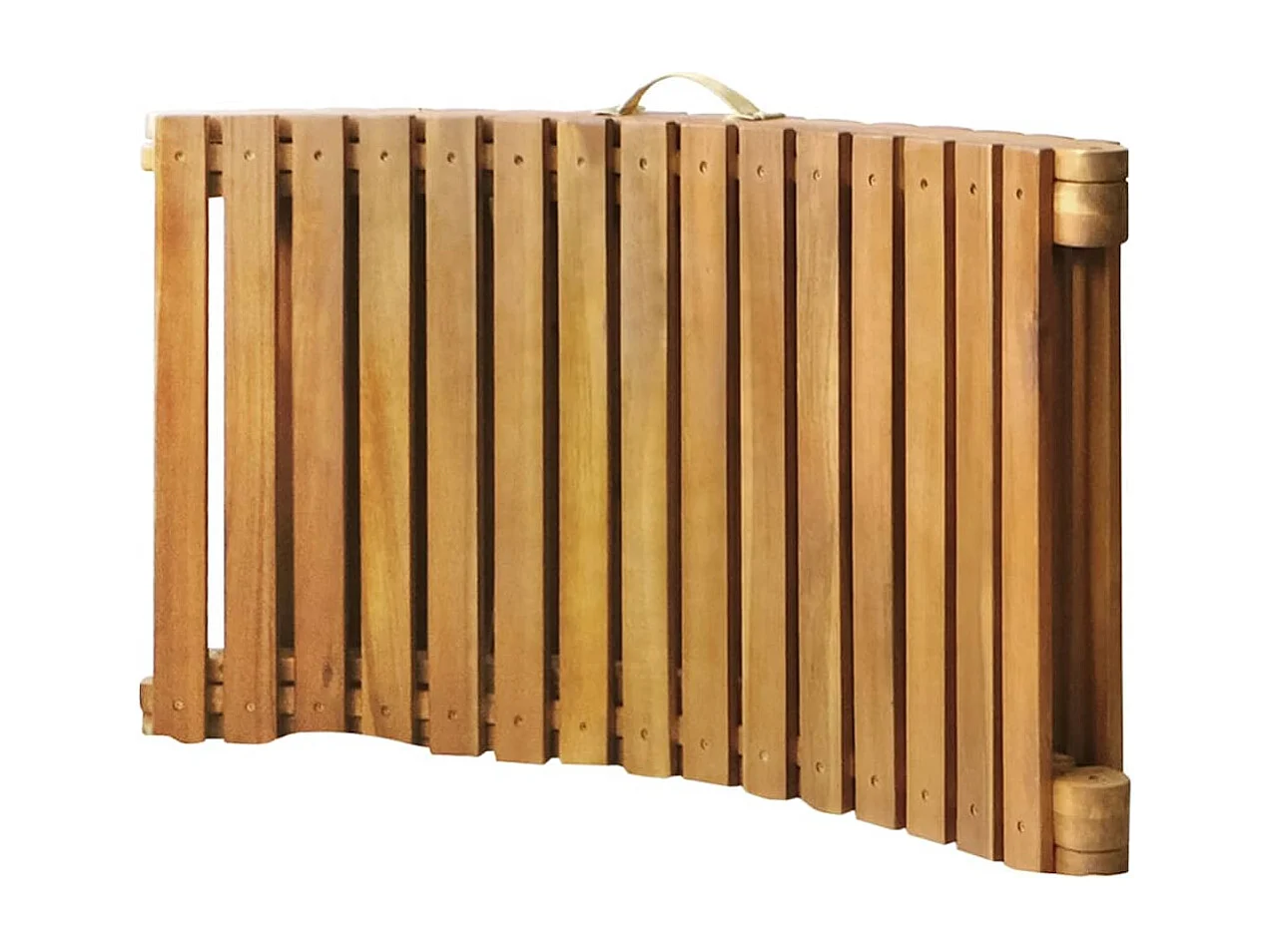 Chaises longues lot de 2 avec coussins Bois d'acacia solide