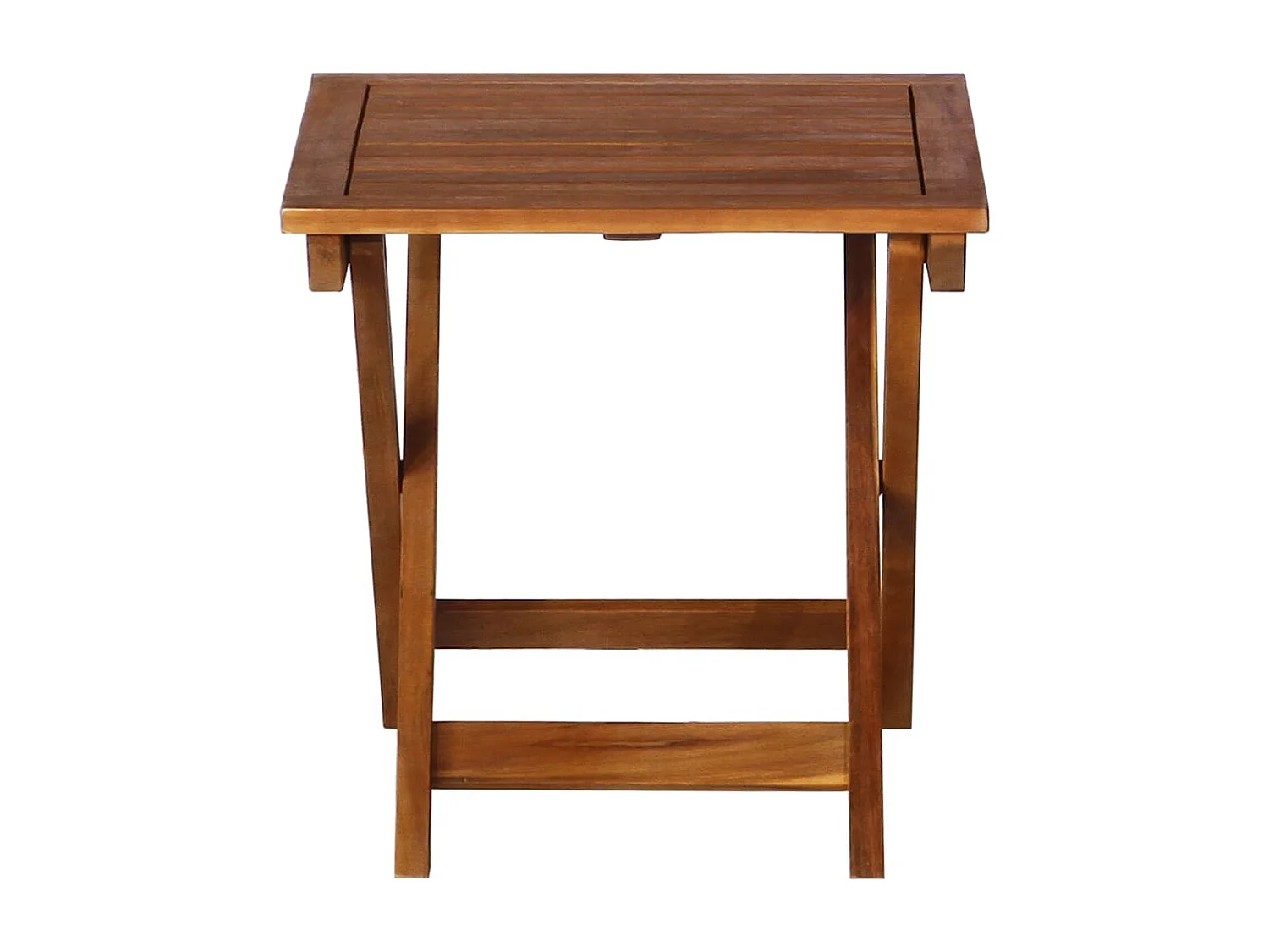 Conjunto de 2 cadeiras de praia com mesa e almofadas em Acácia Maciça