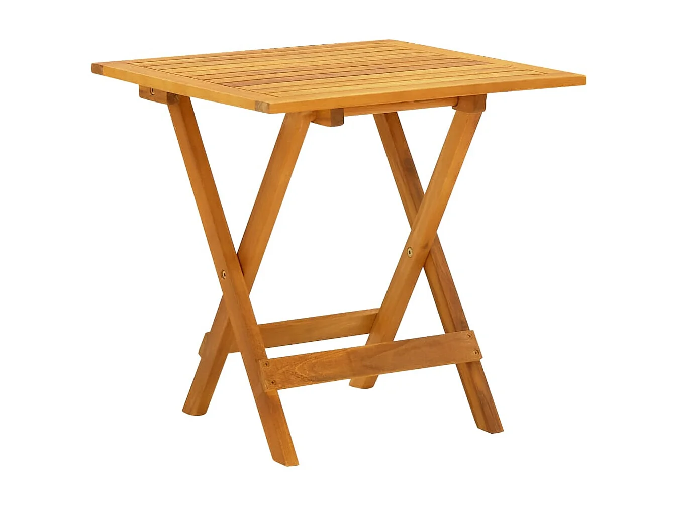 Chaise longue d'extérieur avec table Acacia massif et textilène