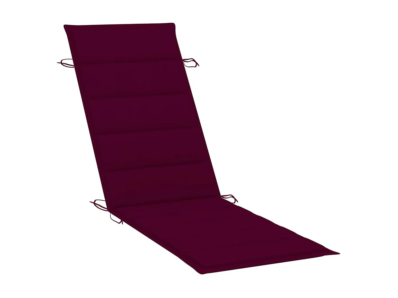 Set di 2 poltrone lounge con cuscini. Legno massello di acacia