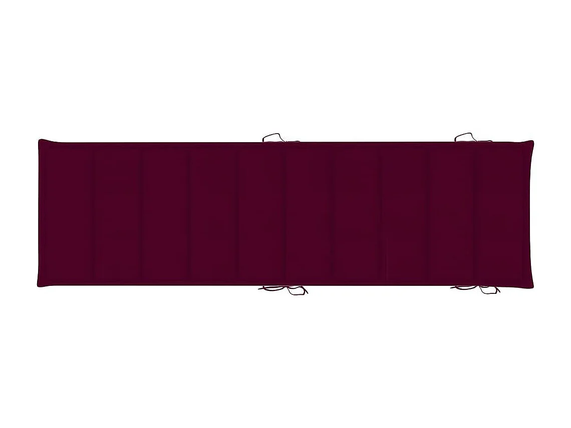 Set di 2 poltrone lounge con cuscini. Legno massello di acacia