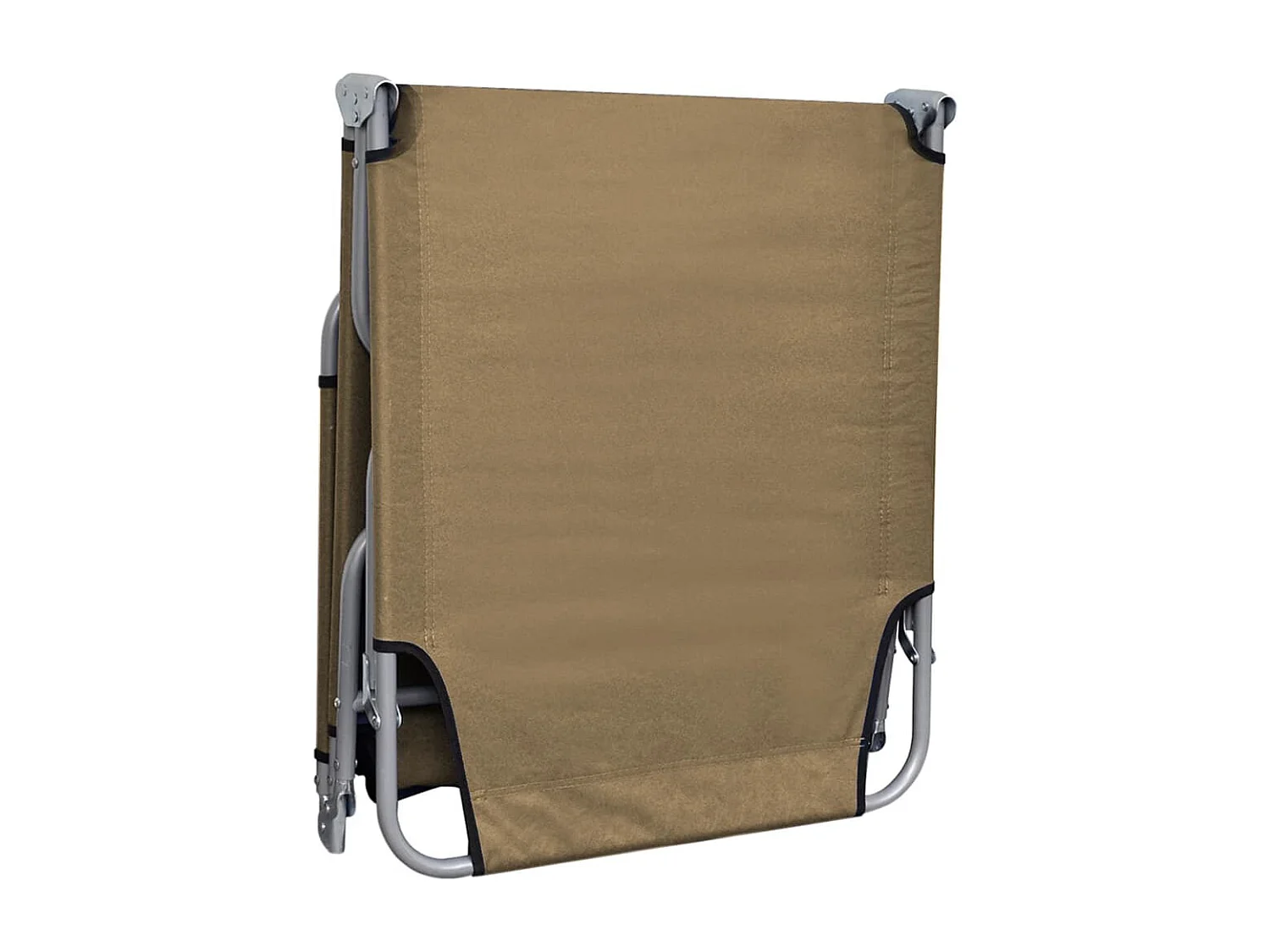 Opvouwbare loungestoel met verstelbare rugleuning Taupe