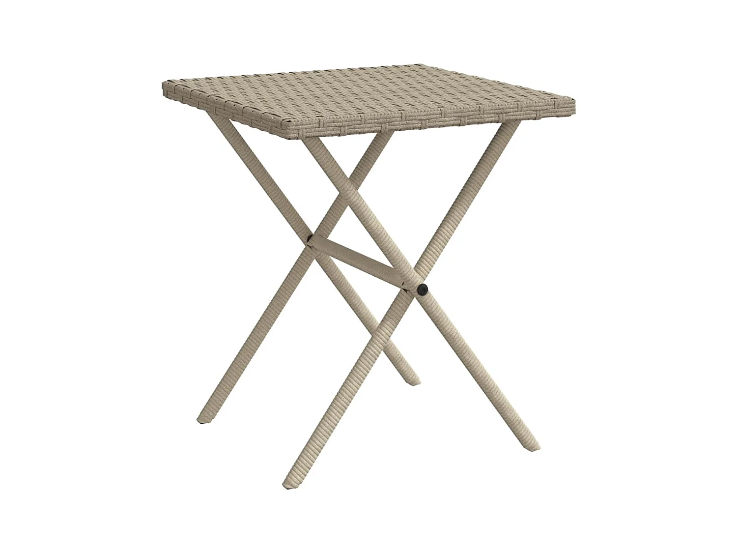 Chaises longues lot de 2 avec table gris clair résine tressée