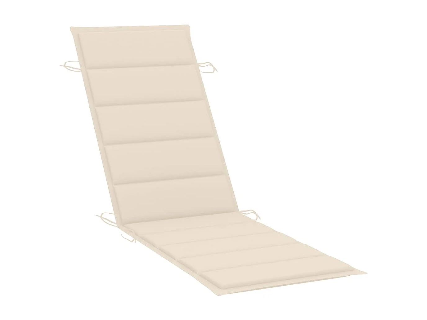 Chaises longues lot de 2 avec coussins Bois d'acacia solide