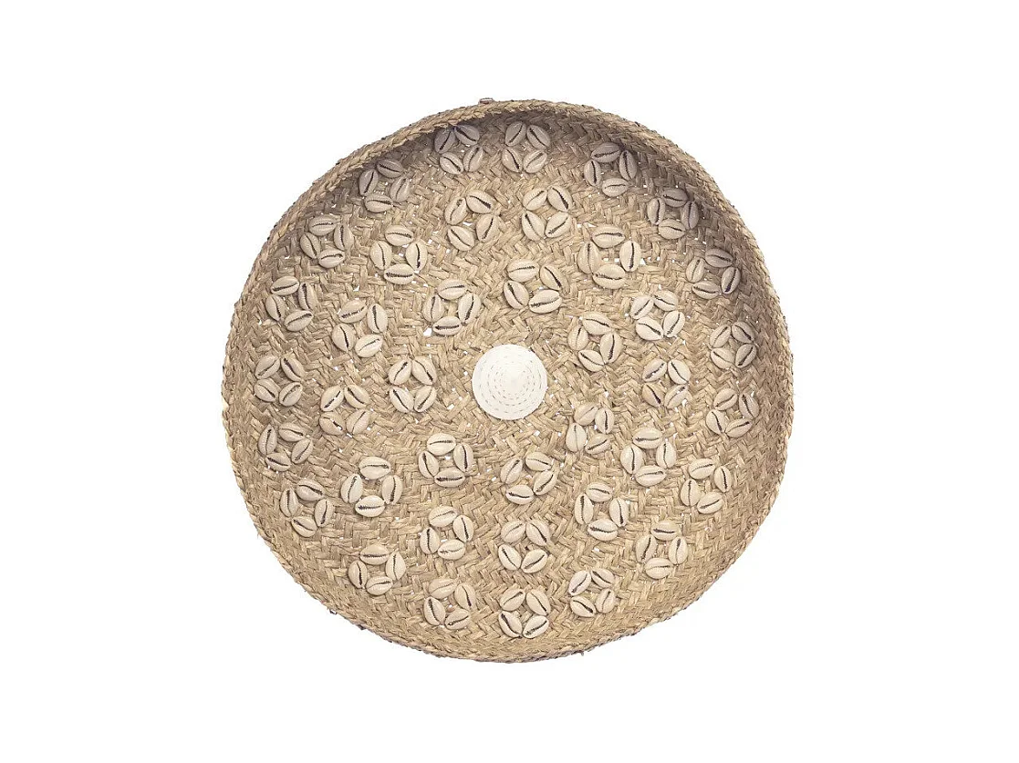 De Caribe Shell Plaat - Naturel Wit - M