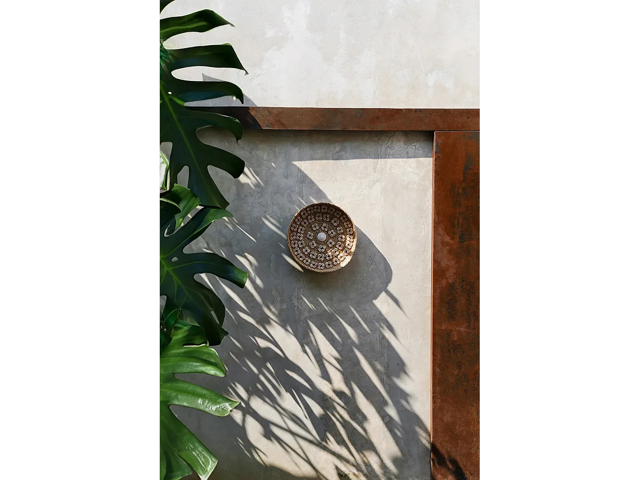 De Caribe Shell Plaat - Naturel Wit - M