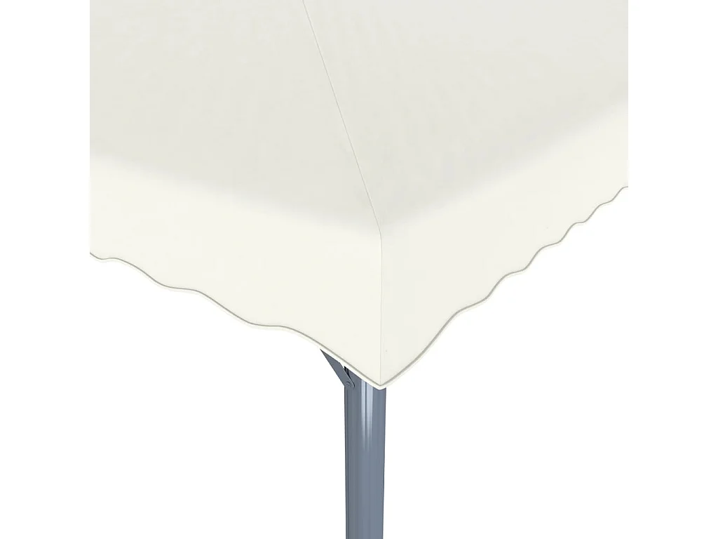 Cenador color crema aluminio 300x300 cm