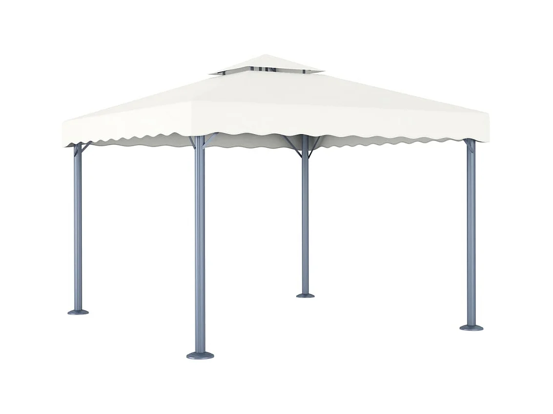 Tonnelle 300x300 cm Crème Aluminium