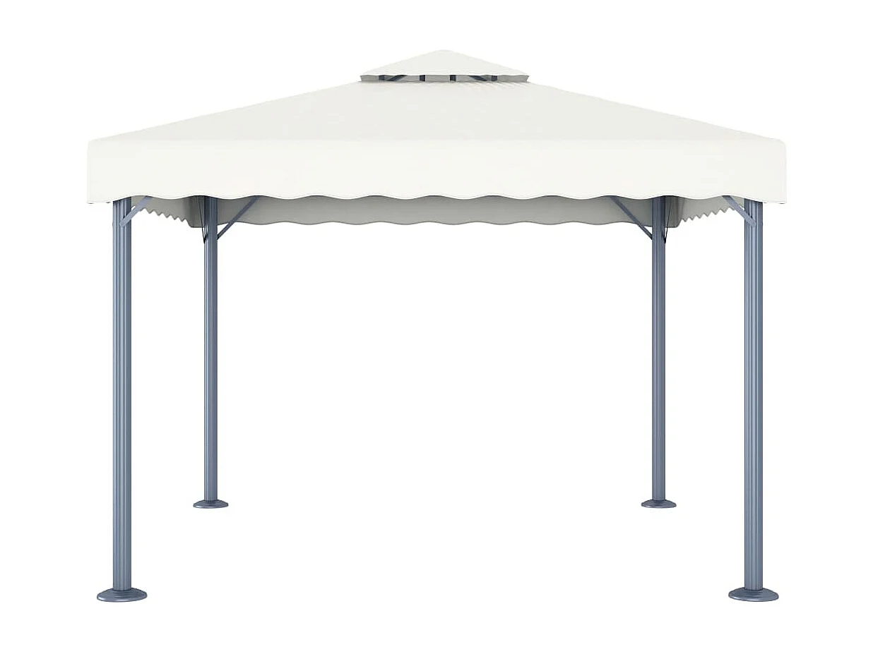 Tonnelle 300x300 cm Crème Aluminium
