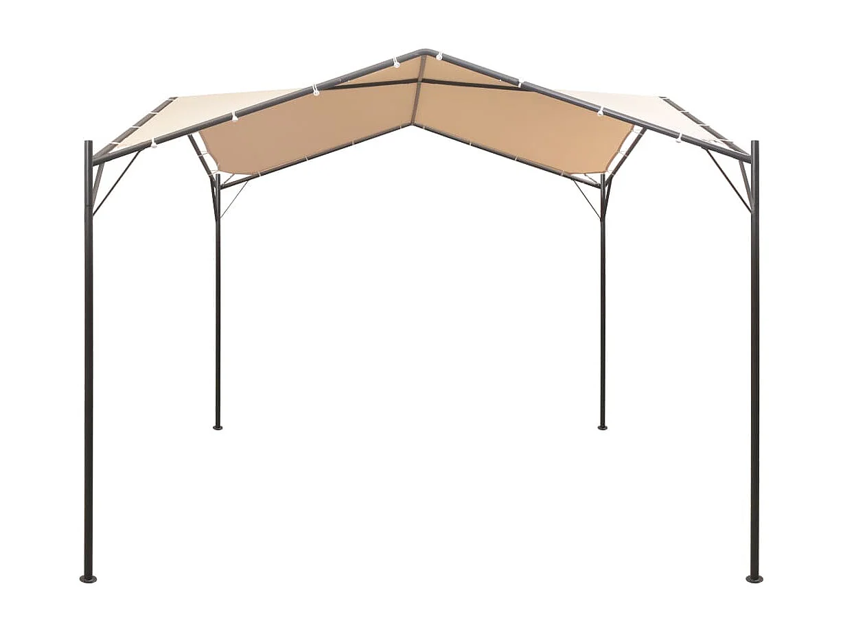 Chapiteau tente 4 x 4 m Beige Acier