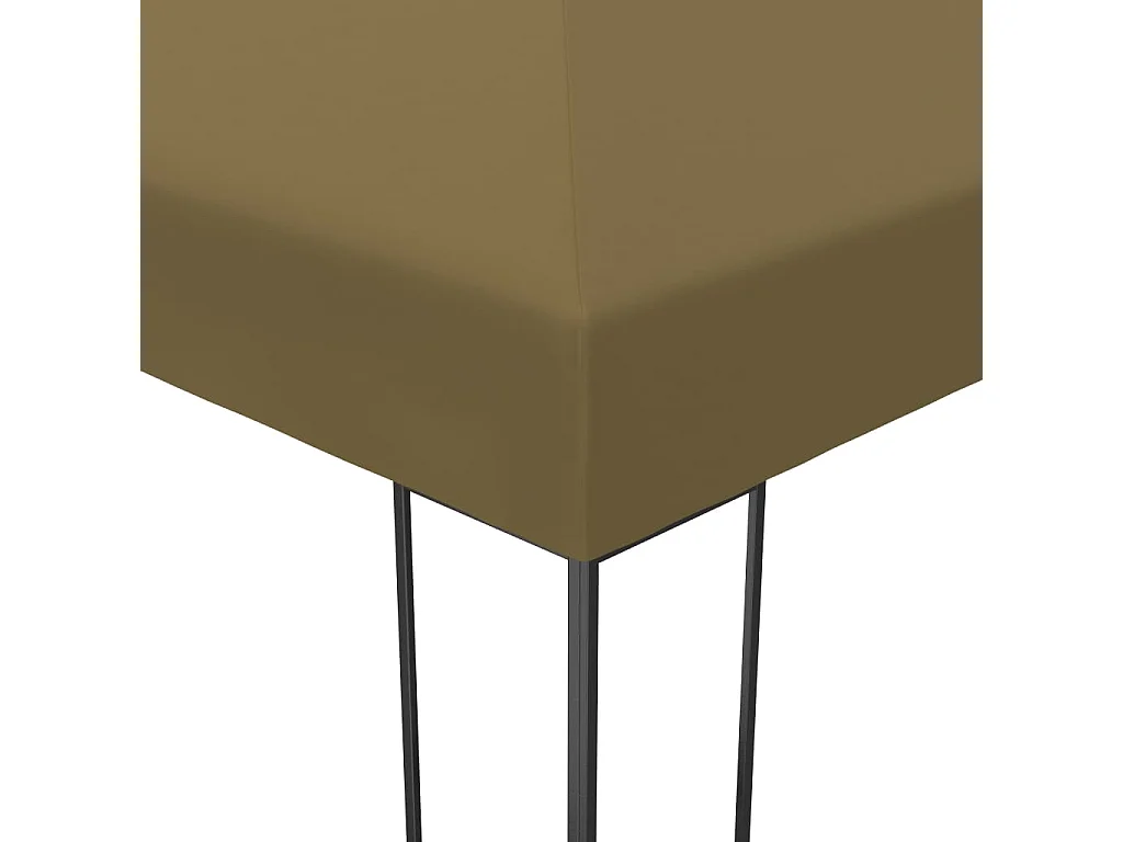 Cenador gris taupe 3x4 m 180 g/m²