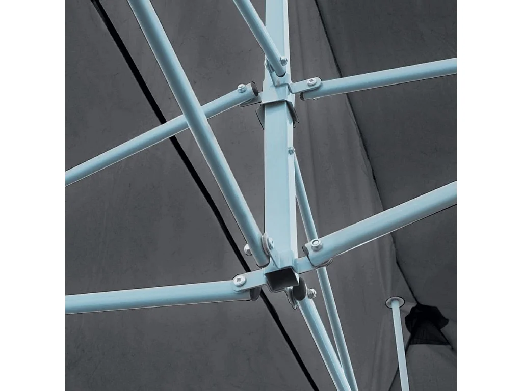 Tente de réception pliable avec parois 3x6 m anthracite