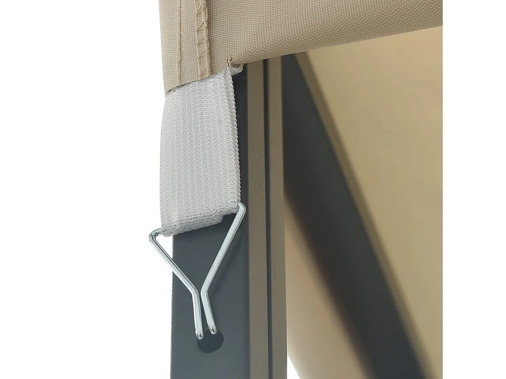 Cenador color crema 3x6 m