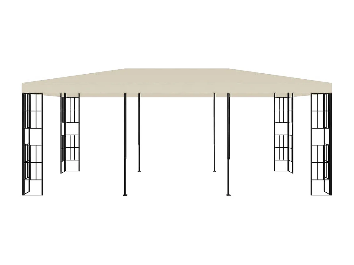 Cenador color crema 3x6 m