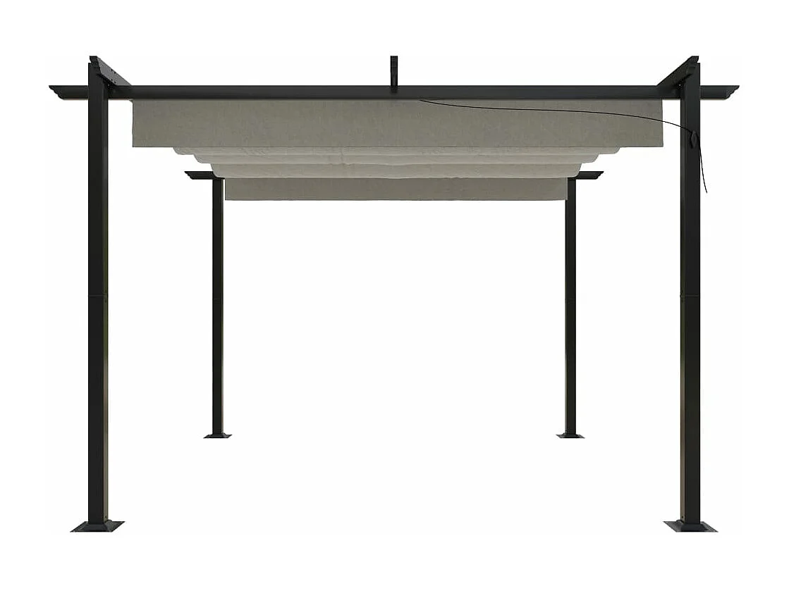 Tenda para festas 3x6 m PE antracite