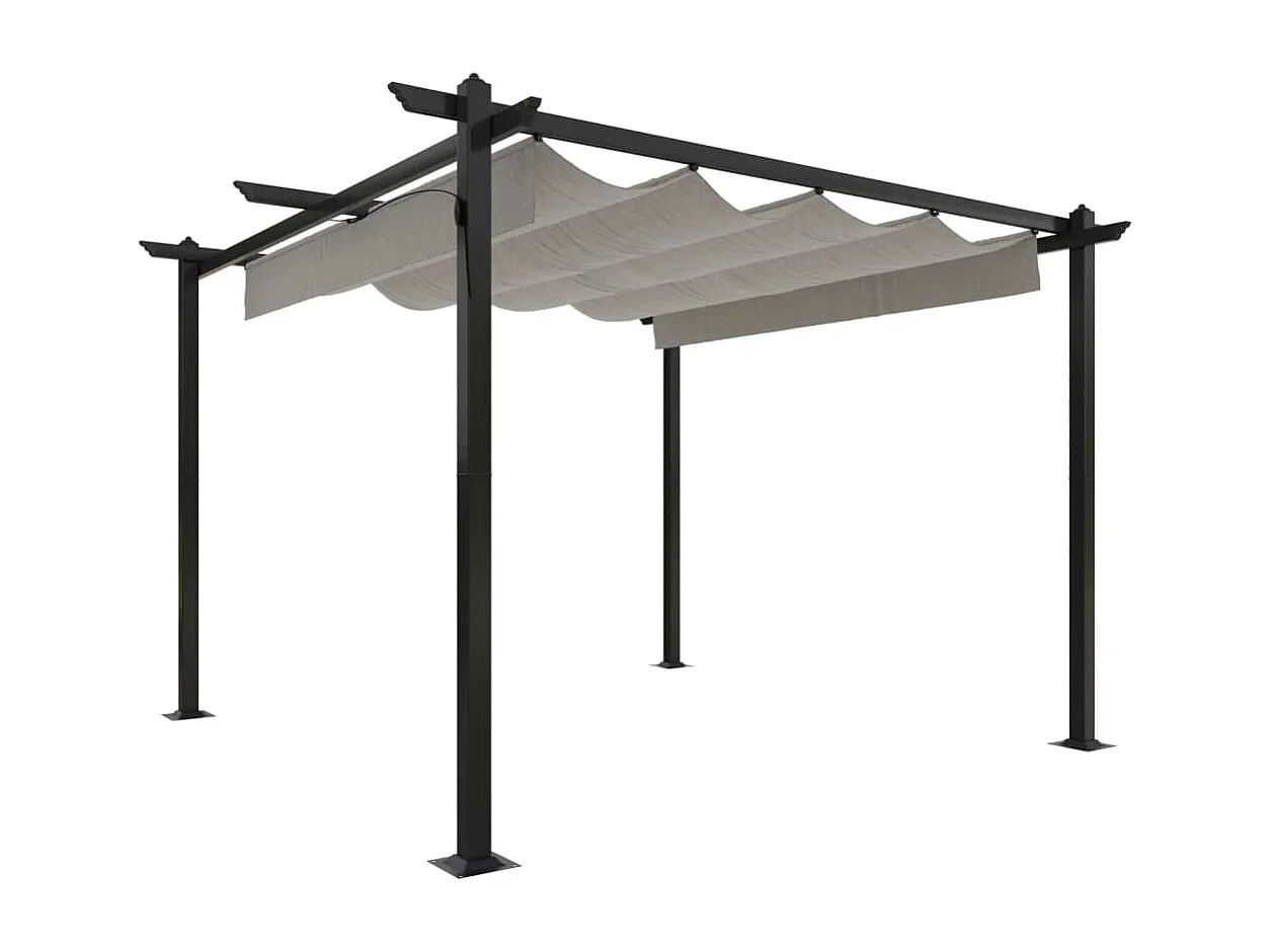 Tenda para festas 3x6 m PE antracite