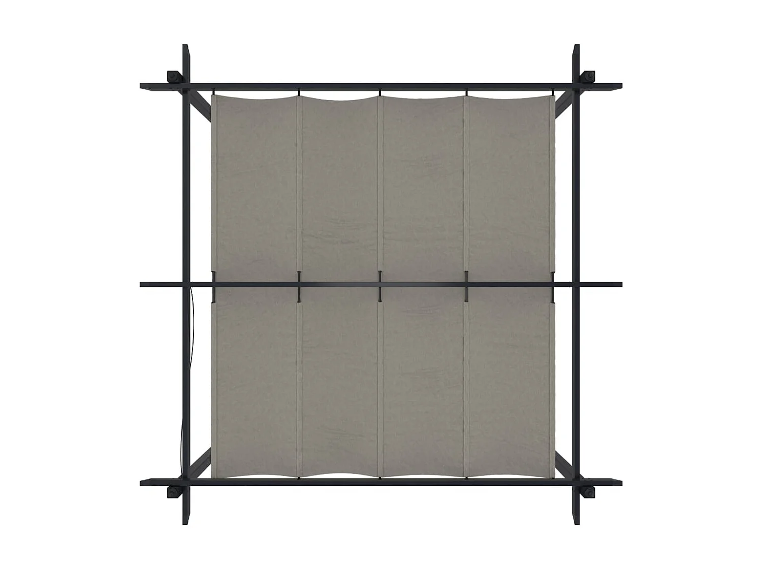 Tenda para festas 3x6 m PE antracite