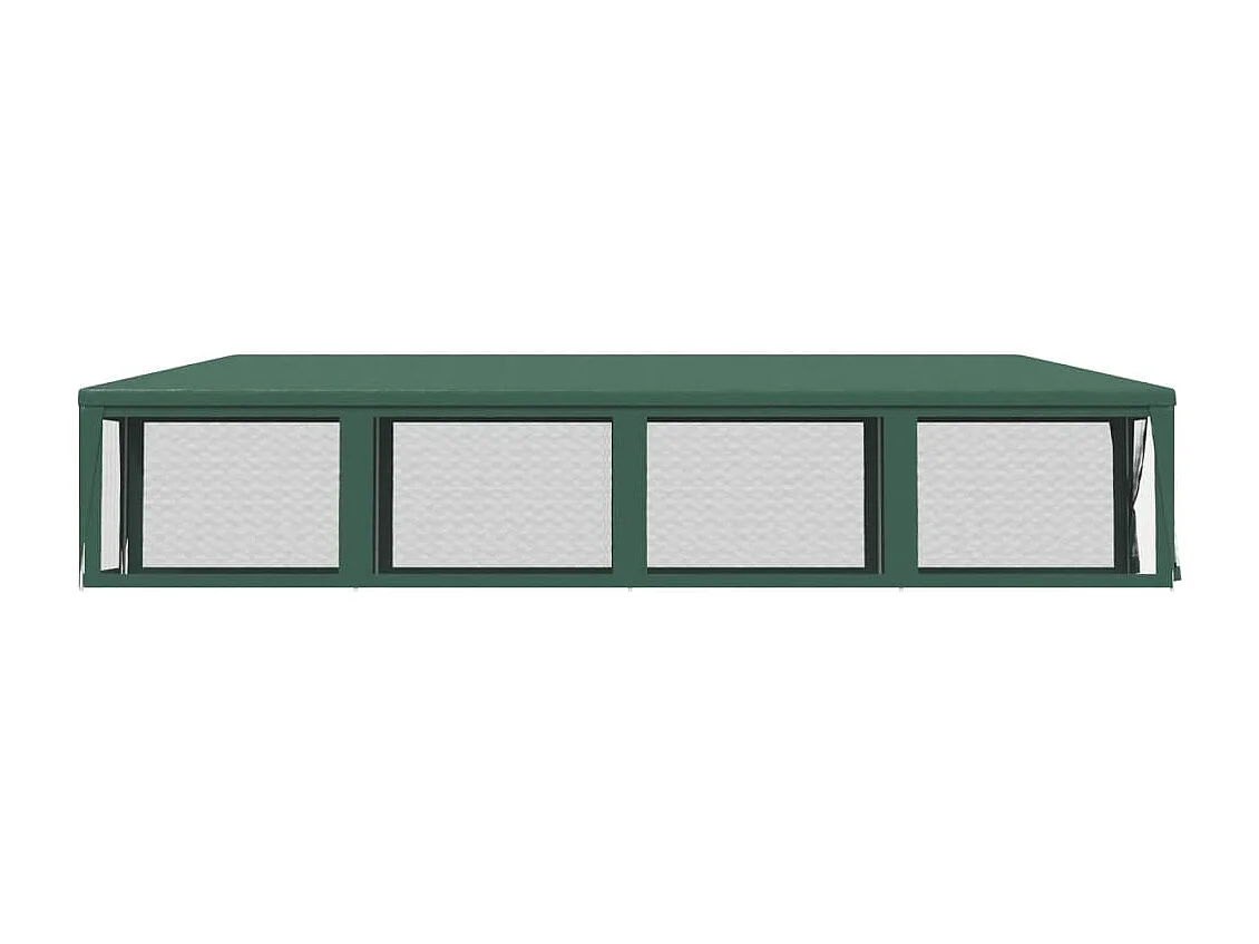Tente de fête et 10 parois latérales en maille Vert 3x12 m PEHD