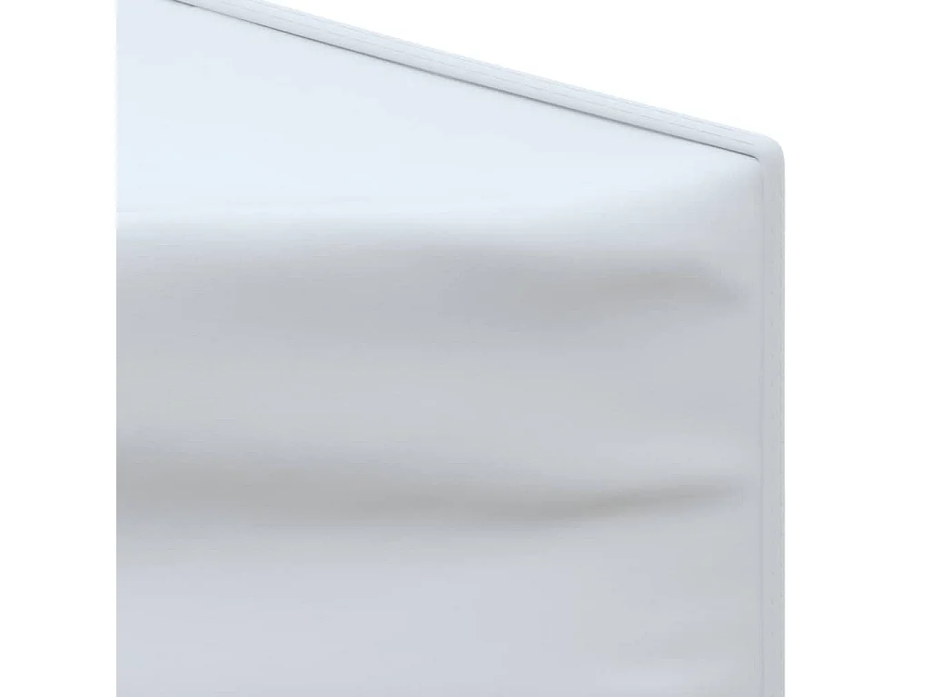 Tente de réception pliable avec parois Blanc 2x2 m