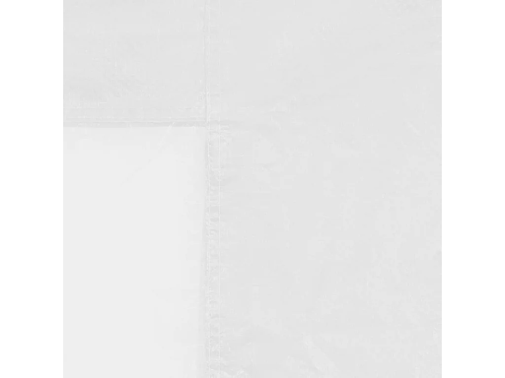 Paroi de tente de réception 2 pcs avec fenêtre PE Blanc