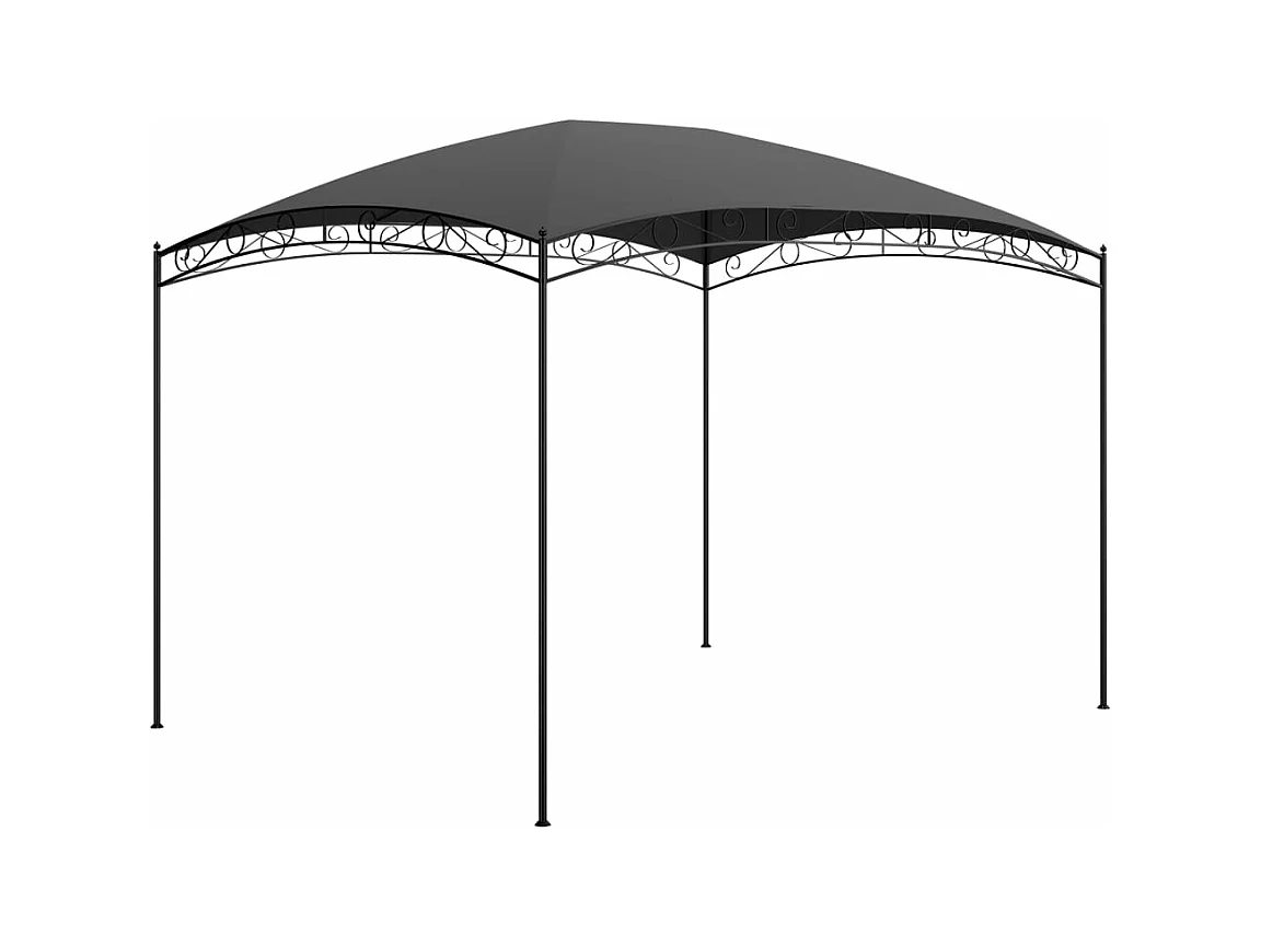 Prieel 180 g/m² 3x4x2,65 m antraciet